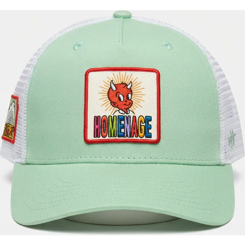 casquette-trucker-verte-claire-et-blanche-childhood-fun-the-trucker-homenage