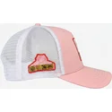 casquette-trucker-rose-et-blanche-childhood-fun-the-trucker-homenage