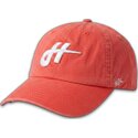 orangefarbene-verstellbare-curved-cap-merch-merchandising-the-90s-von-homenage