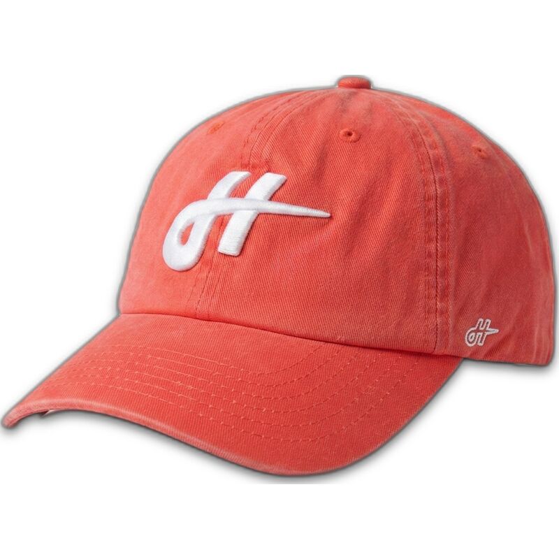 orangefarbene-verstellbare-curved-cap-merch-merchandising-the-90s-von-homenage