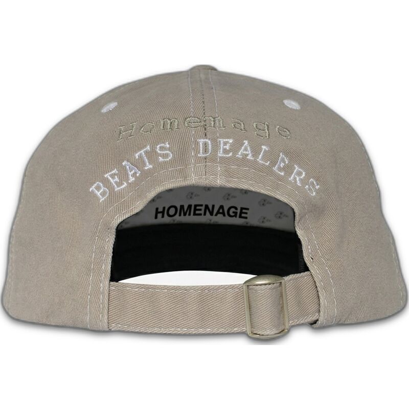 graue-verstellbare-curved-cap-records-music-shapes-identity-the-90s-von-homenage