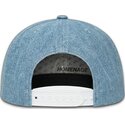 blaue-flatcap-snapback-denim-money-music-shapes-identity-the-snap-von-homenage