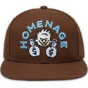 braune-flatcap-snapback-money-music-shapes-identity-the-snap-von-homenage
