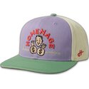 gebogene-mehrfarbige-snapback-kappe-money-music-shapes-identity-the-snap-von-homenage