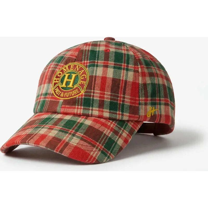 casquette-courbee-multicolore-ajustable-plaid-resort-sport-the-90s-homenage