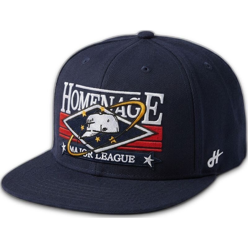 flache-marineblau-snapback-kappe-game-sport-the-snap-von-homenage flache-marineblau-snapback-kappe-game-sport-the-snap-von-homenage