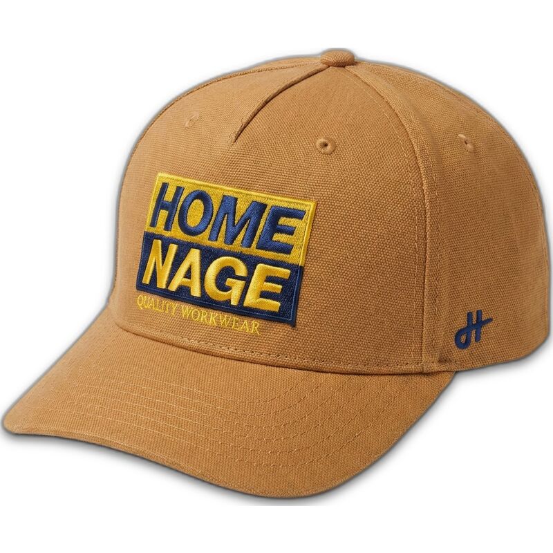braune-gebogene-snapback-kappe-decker-workwear-the-retro-von-homenage braune-gebogene-snapback-kappe-decker-workwear-the-retro-von-homenage