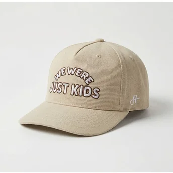 Casquette courbée beige snapback Just Kids The Retro Homenage