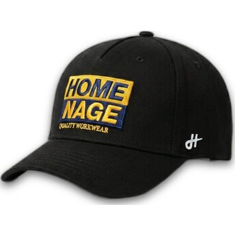 Mützen gebogen schwarz snapback Decker Workwear The Retro von Homenage