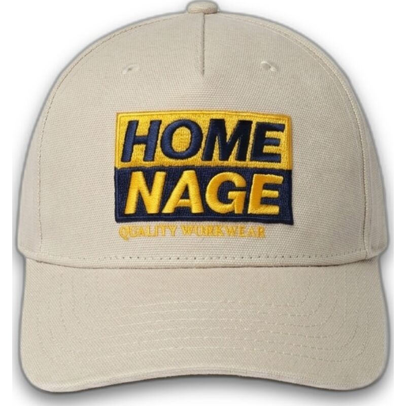 beige-gebogene-snapback-kappe-decker-workwear-the-retro-von-homenage beige-gebogene-snapback-kappe-decker-workwear-the-retro-von-homenage