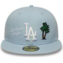 hellblaue-eng-anliegende-59fifty-city-icon-flat-cap-der-los-angeles-dodgers-von-new-era