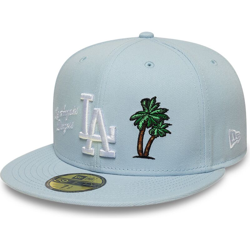 hellblaue-eng-anliegende-59fifty-city-icon-flat-cap-der-los-angeles-dodgers-von-new-era