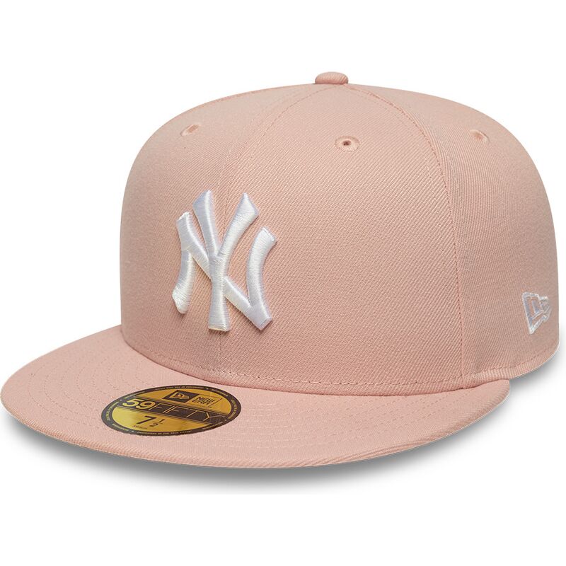 flache-rosa-angepasste-59fifty-league-essential-kappe-der-new-york-yankees-mlb-von-new-era flache-rosa-angepasste-59fifty-league-essential-kappe-der-new-york-yankees-mlb-von-new-era
