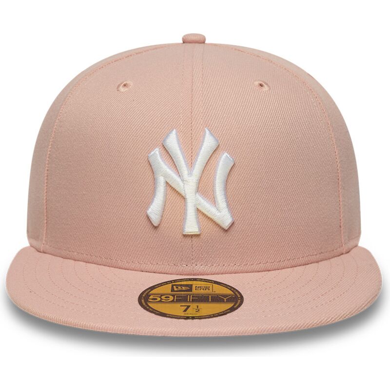 flache-rosa-angepasste-59fifty-league-essential-kappe-der-new-york-yankees-mlb-von-new-era flache-rosa-angepasste-59fifty-league-essential-kappe-der-new-york-yankees-mlb-von-new-era