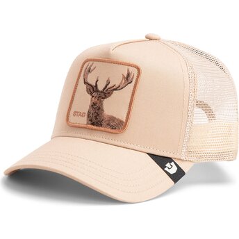 Mützen gebogen beige snapback Blur Stag The Farm Goorin...