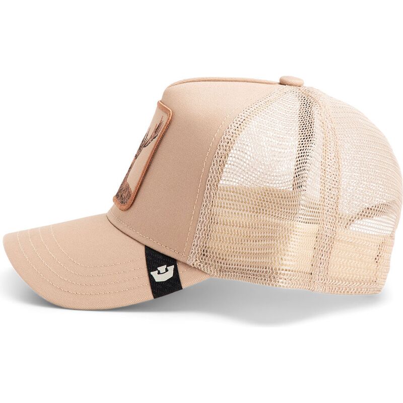 trucker-cap-beige-hirsch-blur-stag-the-farm-von-goorin-bros trucker-cap-beige-hirsch-blur-stag-the-farm-von-goorin-bros