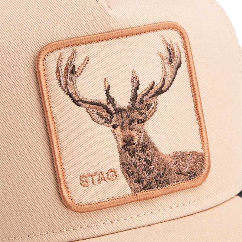 trucker-cap-beige-hirsch-blur-stag-the-farm-von-goorin-bros trucker-cap-beige-hirsch-blur-stag-the-farm-von-goorin-bros