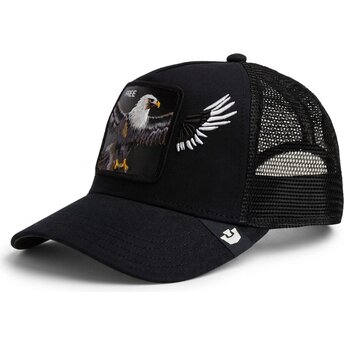 Casquette trucker noire aigle Wings Free The Farm Goorin Bros.