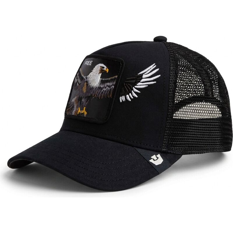 casquette-trucker-noire-aigle-wings-free-the-farm-goorin-bros