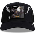 casquette-trucker-noire-aigle-wings-free-the-farm-goorin-bros