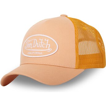 Mützen gebogen orange snapback für Kinder LOF B6C von Von Dutch