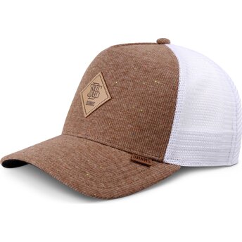 Casquette trucker marron et noire HFT JerseySpots Djinns