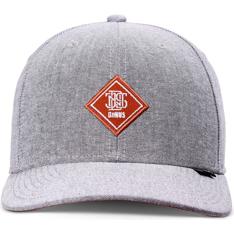 casquette-courbee-grise-ajustable-avec-logo-rouge-truefit-oxfordcontra-djinns