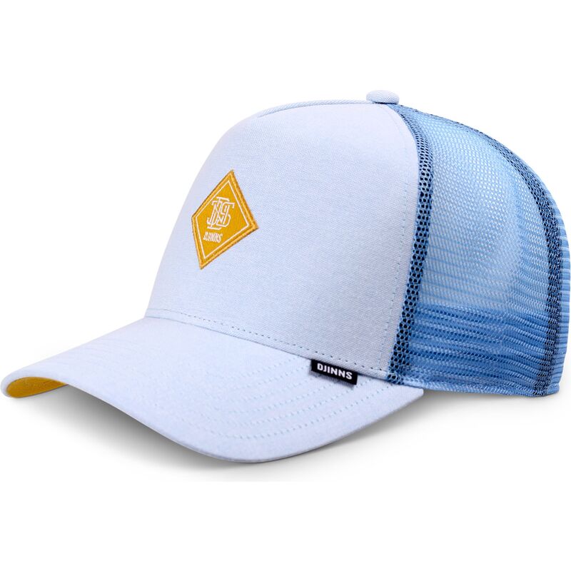 casquette-trucker-bleue-avec-logo-jaune-hft-oxfordcontra-djinns