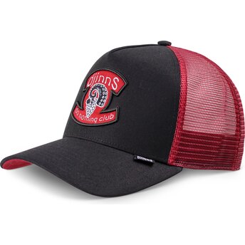 Mützen gebogen schwarz snapback HFT OctoGrape von Djinns