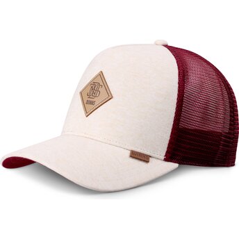 Mützen gebogen beige snapback HFT ColourMelange von Djinns