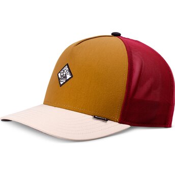 Casquette trucker multicolore HFT MoBeSea Chestnut Djinns