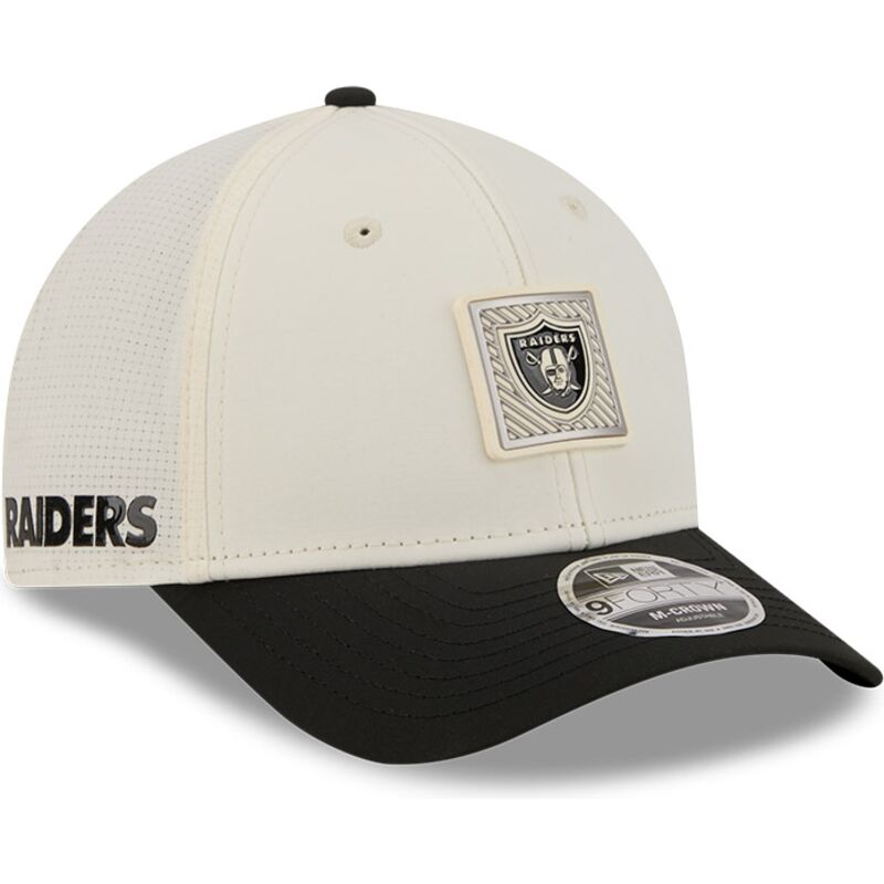 casquette-courbee-beige-et-noire-snapback-9forty-m-crown-training-pack-2026-las-vegas-raiders-nfl-new-era casquette-courbee-beige-et-noire-snapback-9forty-m-crown-training-pack-2026-las-vegas-raiders-nfl-new-era