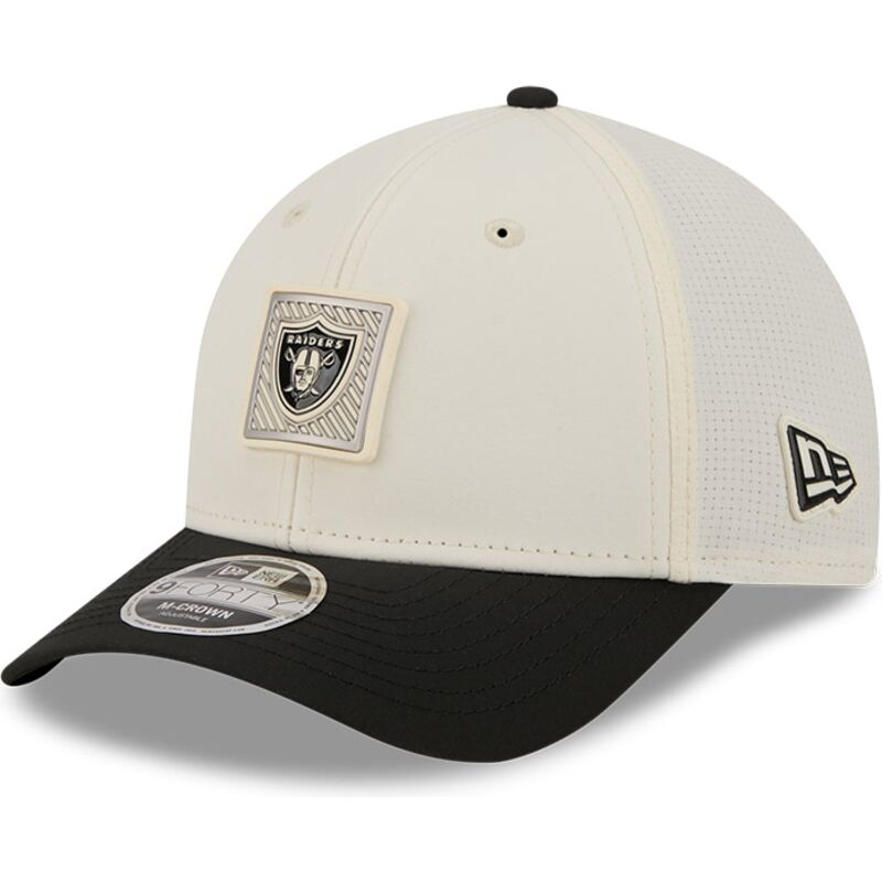 casquette-courbee-beige-et-noire-snapback-9forty-m-crown-training-pack-2026-las-vegas-raiders-nfl-new-era casquette-courbee-beige-et-noire-snapback-9forty-m-crown-training-pack-2026-las-vegas-raiders-nfl-new-era