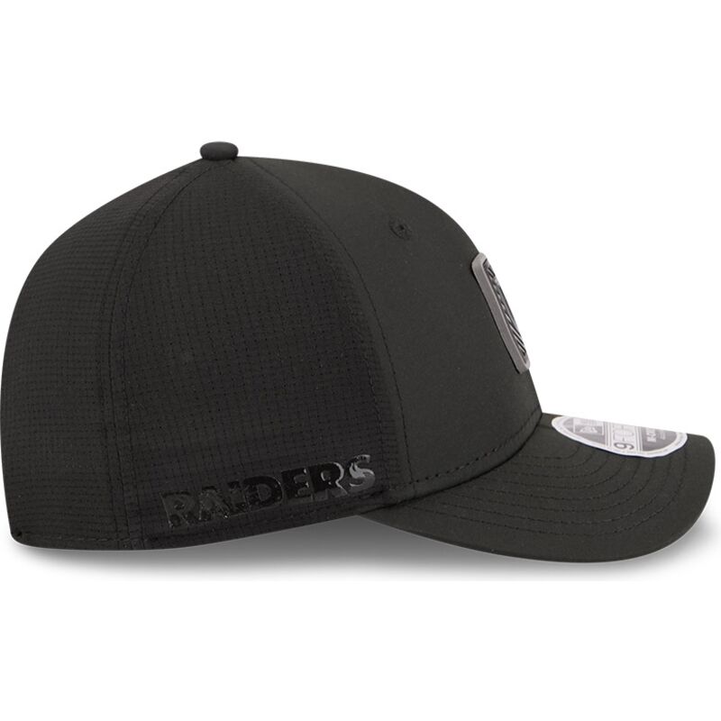 casquette-courbee-noire-snapback-9forty-m-crown-training-pack-2026-las-vegas-raiders-nfl-new-era