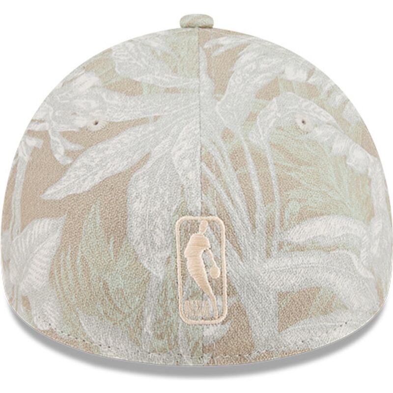 casquette-courbee-beige-ajustee-59forty-a-frame-leafy-palm-chicago-bulls-nba-new-era