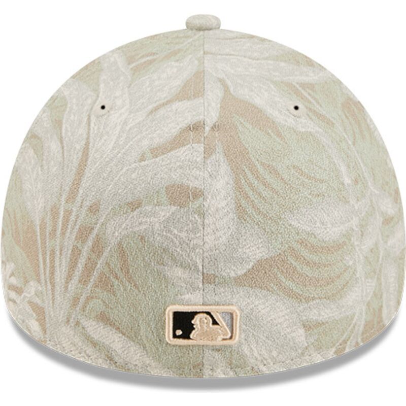 casquette-courbee-beige-ajustee-59forty-a-frame-leafy-palm-chicago-white-sox-mlb-new-era