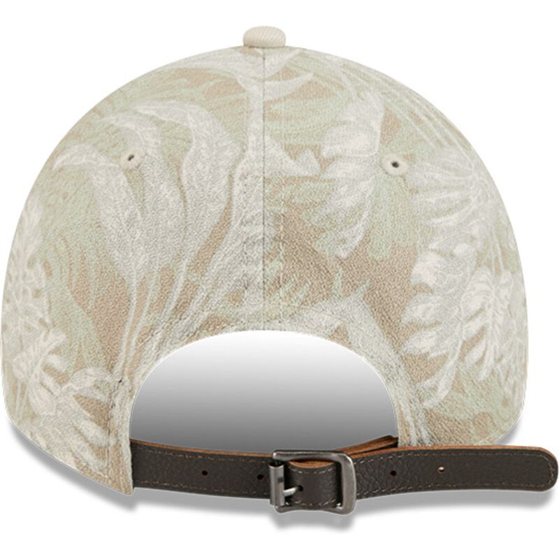 casquette-courbee-beige-ajustable-9twenty-leafy-palm-los-angeles-dodgers-mlb-new-era