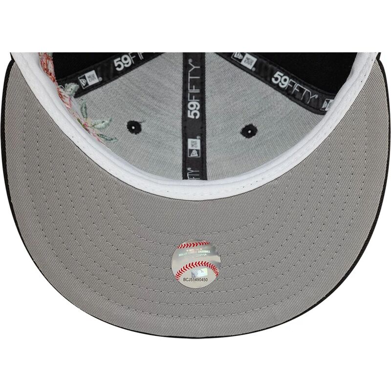 schwarze-enganliegende-59fifty-floral-flatcap-der-chicago-white-sox-mlb-von-new-era