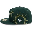 casquette-plate-verte-ajustee-59fifty-zodiac-oakland-athletics-mlb-new-era