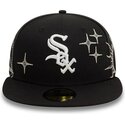 casquette-plate-noire-ajustee-59fifty-zodiac-chicago-white-sox-mlb-new-era