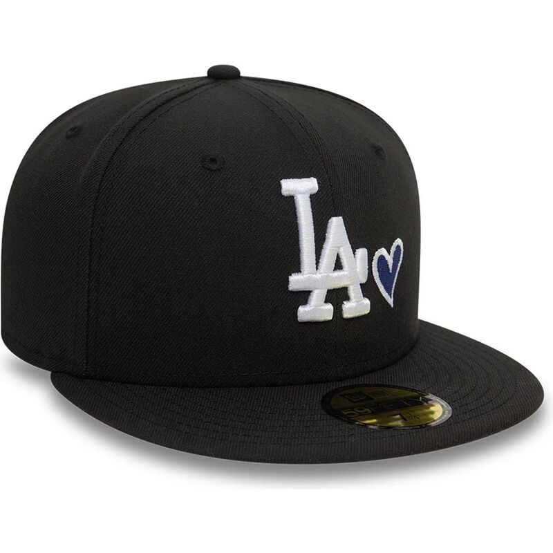 casquette-plate-noire-ajustee-59fifty-heart-icon-los-angeles-dodgers-mlb-new-era