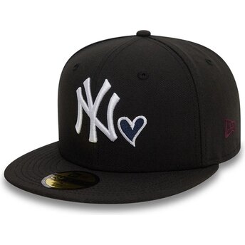 Mützen flach schwarz angepasst 59FIFTY Heart Icon der New...