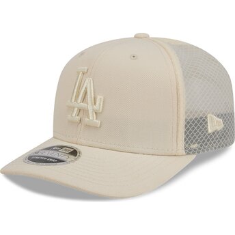 Mützen gebogen beige snapback 9SEVENTY Stretch Snap Color Pack der Los Angeles Dodgers MLB von New Era