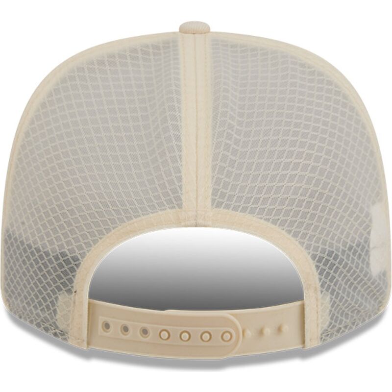 beige-trucker-cap-9seventy-stretch-snap-color-pack-der-los-angeles-dodgers-mlb-von-new-era