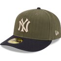 casquette-courbee-verte-ajustee-59fifty-pre-curved-american-herringbone-new-york-yankees-mlb-new-era