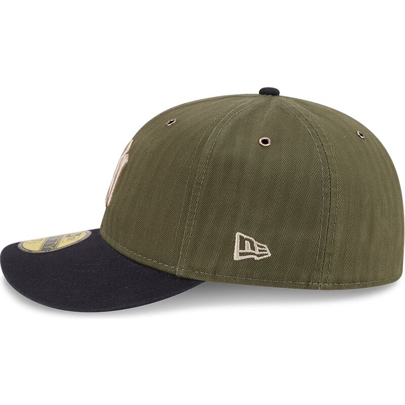 casquette-courbee-verte-ajustee-59fifty-pre-curved-american-herringbone-new-york-yankees-mlb-new-era