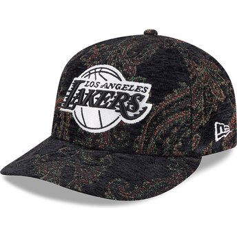 Mützen gebogen mehrfarbig angepasst 59FIFTY Pre-Curved Jacquard Chenille der Los Angeles Lakers NBA von New Era