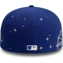 casquette-plate-bleue-ajustee-59fifty-zodiac-los-angeles-dodgers-mlb-new-era