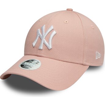 Mützen gebogen rosa verstellbares band 9FORTY Colour Essential der New York Yankees MLB von New Era