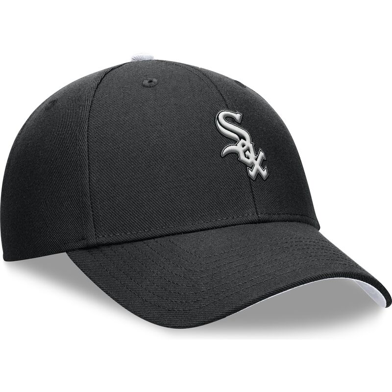 casquette-courbee-noire-ajustable-pour-enfant-dri-fit-club-structured-chicago-white-sox-mlb-nike